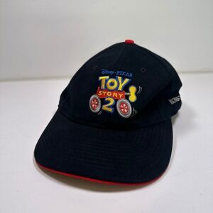 Disney Pixar Toy Story 2 Racing Team Black Red Baseball Cap Hat Rare Promo Cap